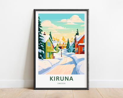 Kiruna Travel Poster