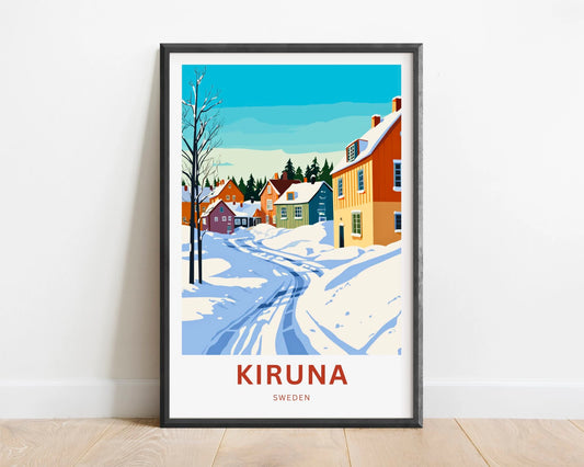 Kiruna Travel Poster
