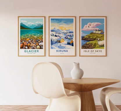 Kiruna Travel Poster