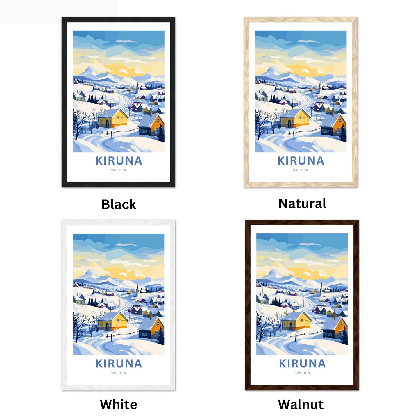 Kiruna Travel Poster