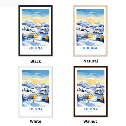Kiruna Travel Poster