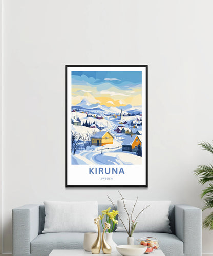Kiruna Travel Poster
