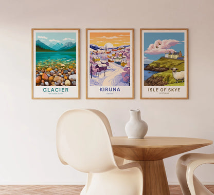 Kiruna Travel Poster