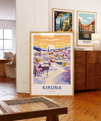 Kiruna Travel Poster