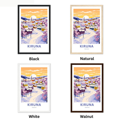 Kiruna Travel Poster