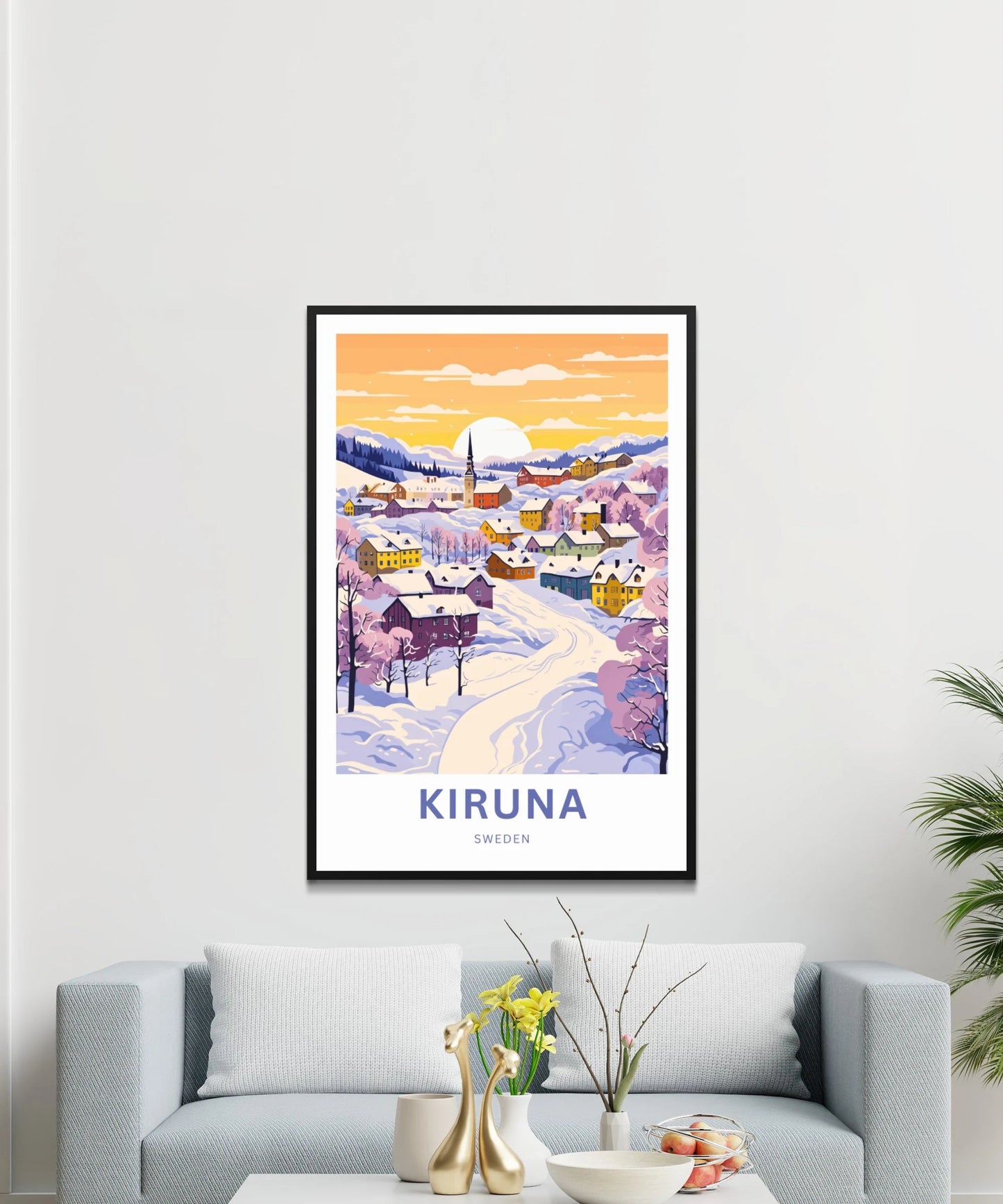Kiruna Travel Poster