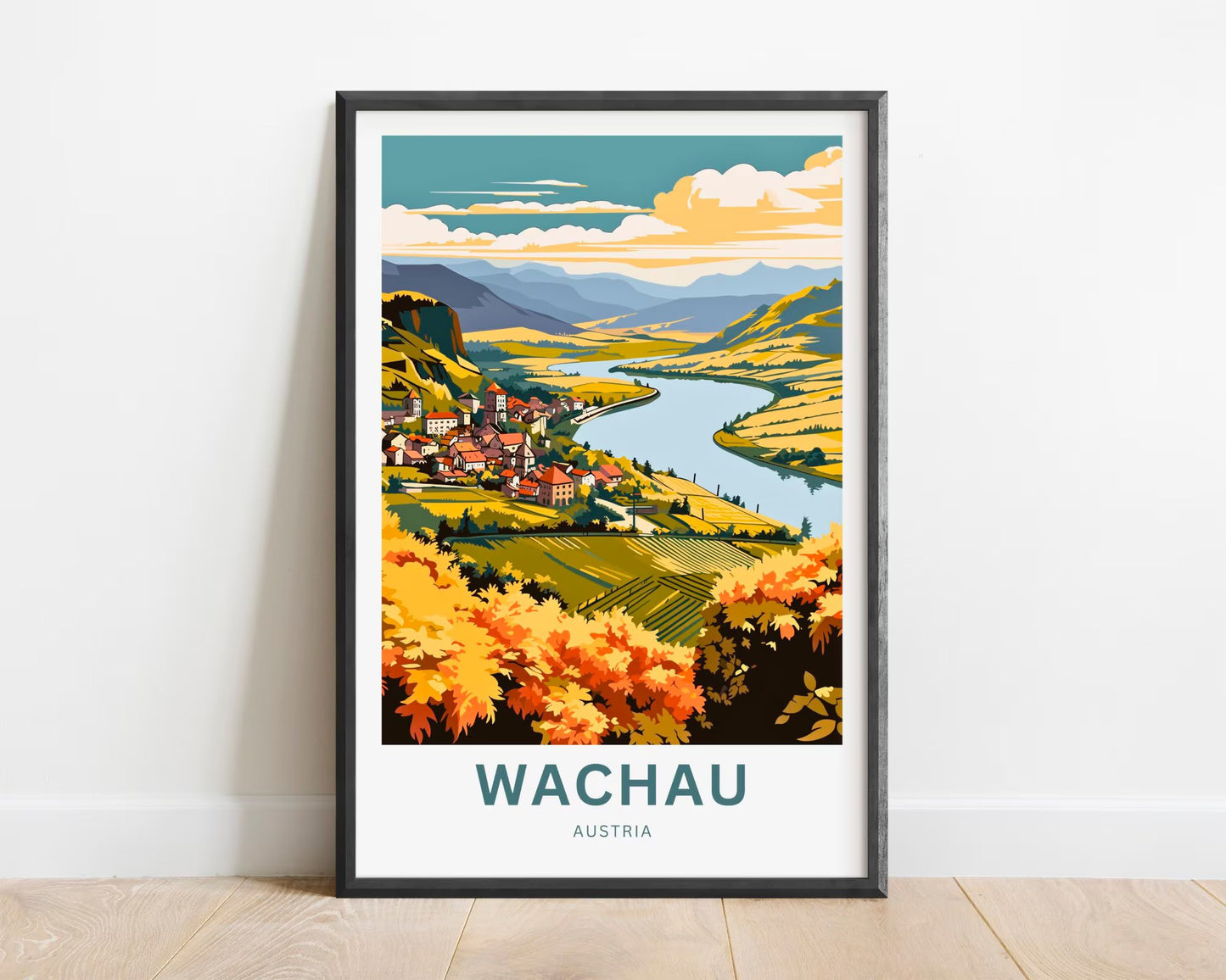 Wachau Travel Poster