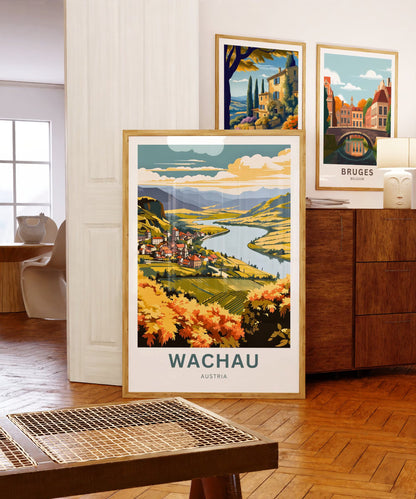 Wachau Travel Poster