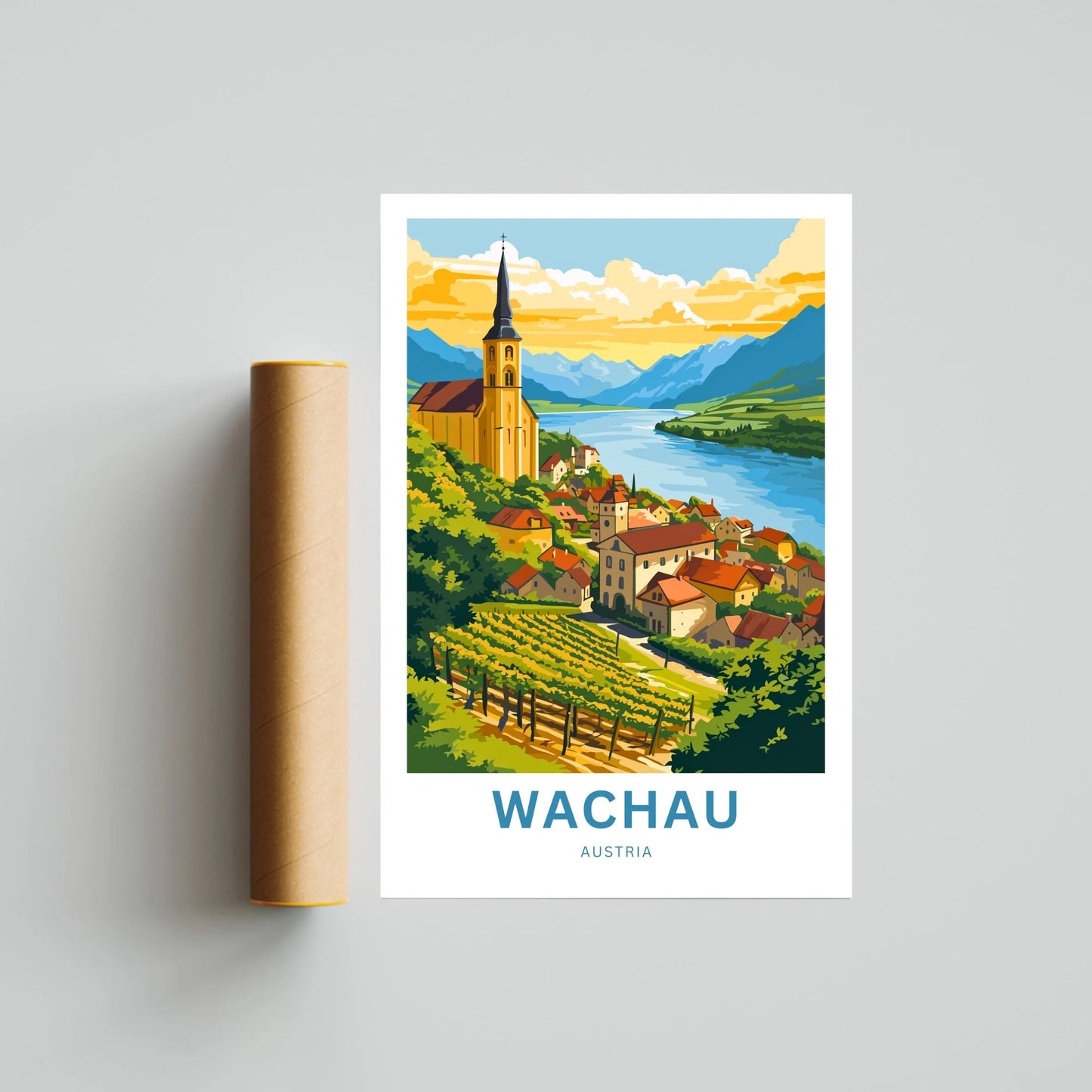 Wachau Travel Poster