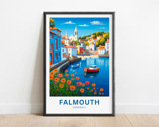 Falmouth Travel Poster