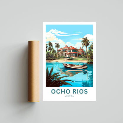 Ocho Rios Travel Poster