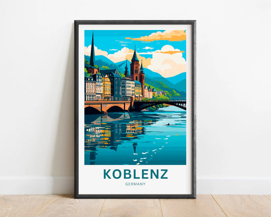 Koblenz Travel Poster