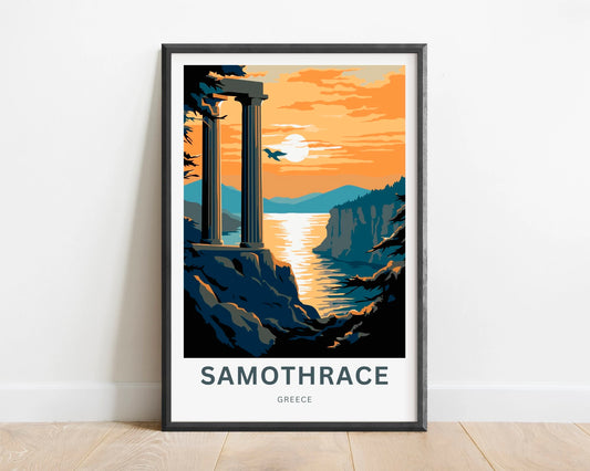 Samothrace Travel Poster