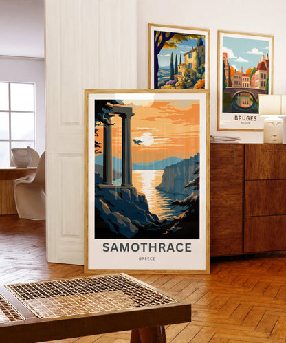 Samothrace Travel Poster