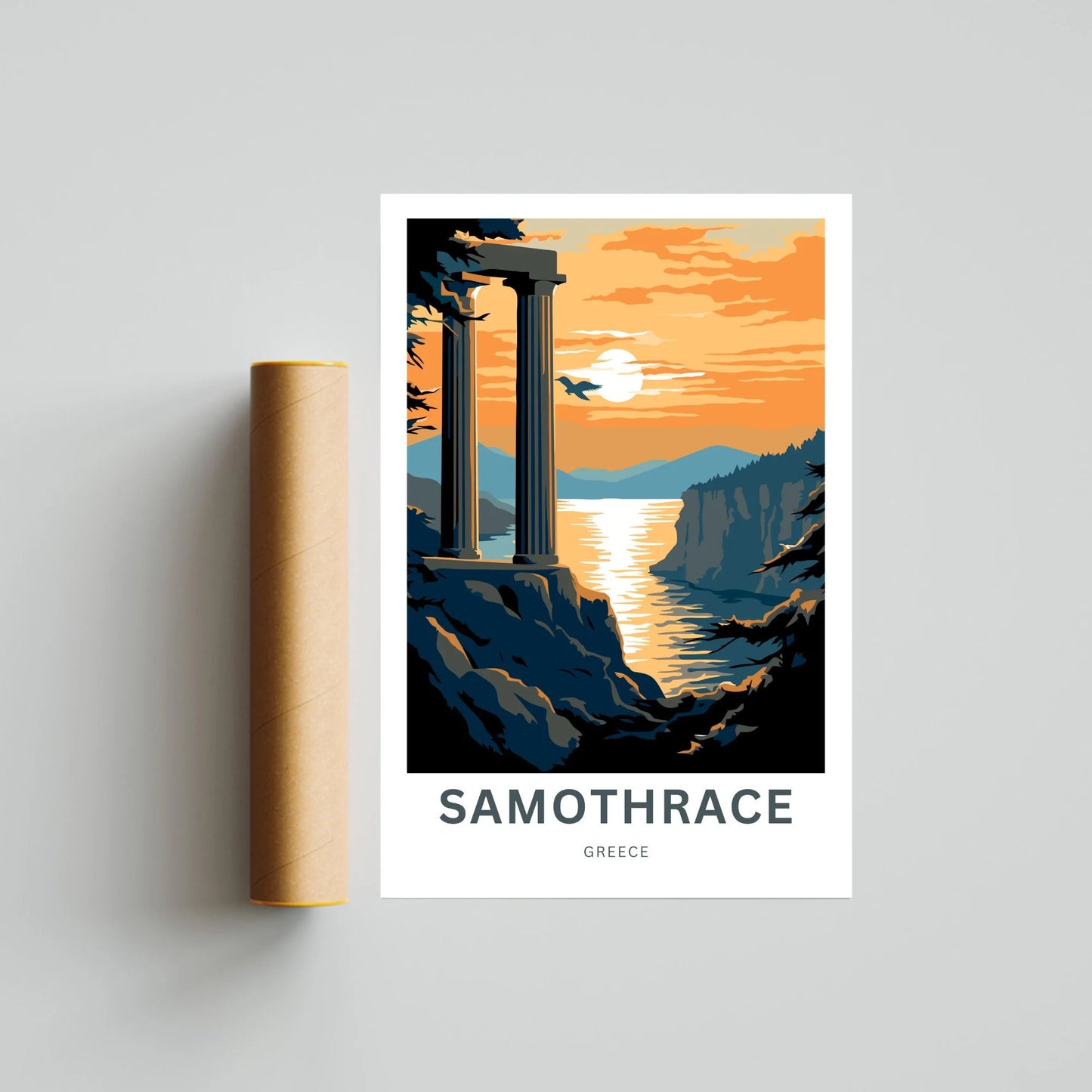 Samothrace Travel Poster