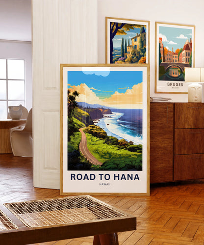 Road to Hana Travel Poster