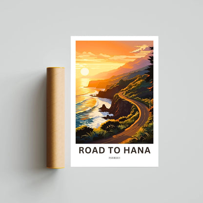 Road to Hana Travel Poster