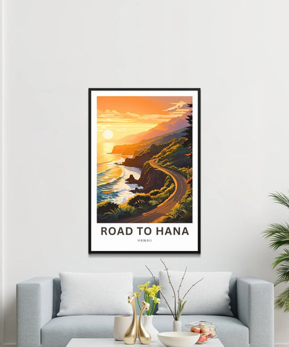 Road to Hana Travel Poster