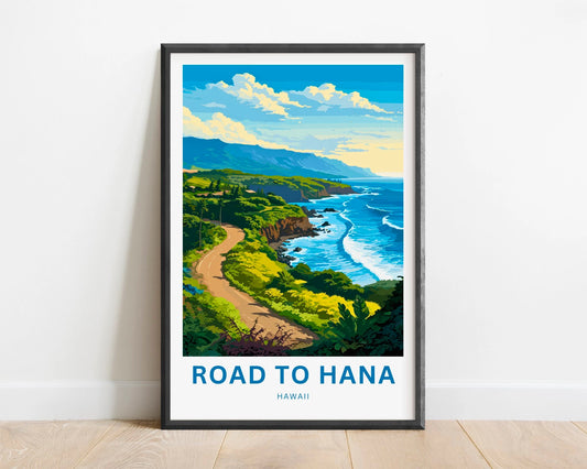 Road to Hana Travel Poster