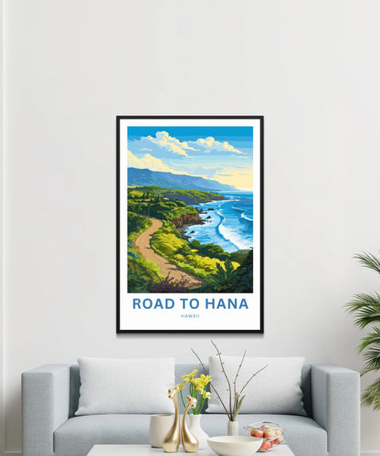 Road to Hana Travel Poster