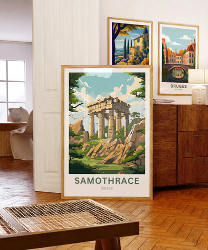 Samothrace Travel Poster