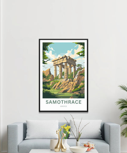 Samothrace Travel Poster