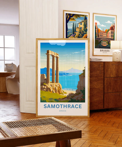 Samothrace Travel Poster