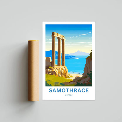 Samothrace Travel Poster