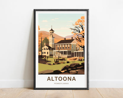 Altoona Travel Poster - Architectural Gems