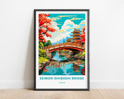 Seimon Ishibashi Travel Poster