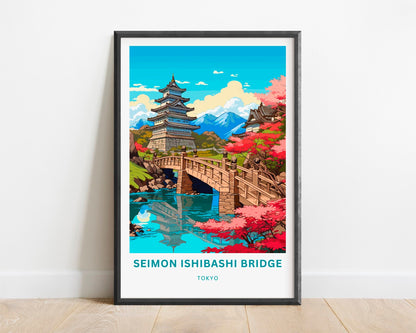 Seimon Ishibashi Travel Poster