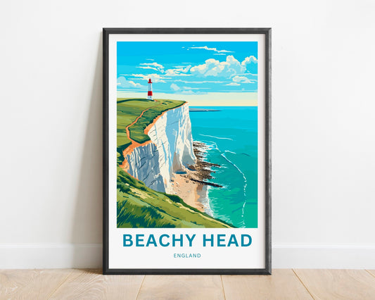 Beachy Head Travel Poster
