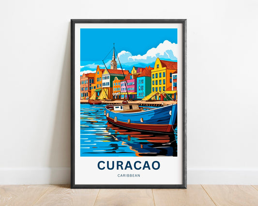 Curacao Travel Poster