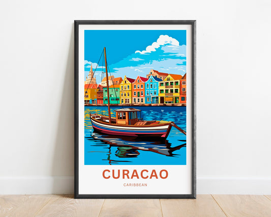Curacao Travel Poster