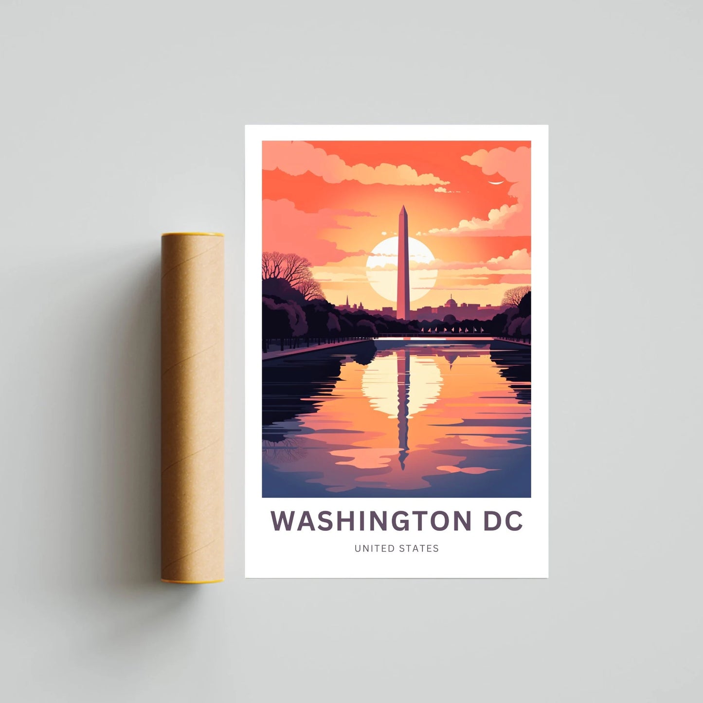 Washington DC Travel Poster