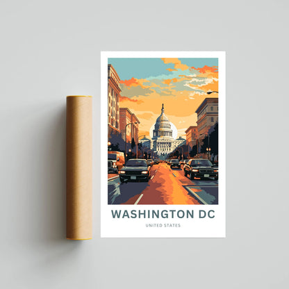 Washington DC Travel Poster