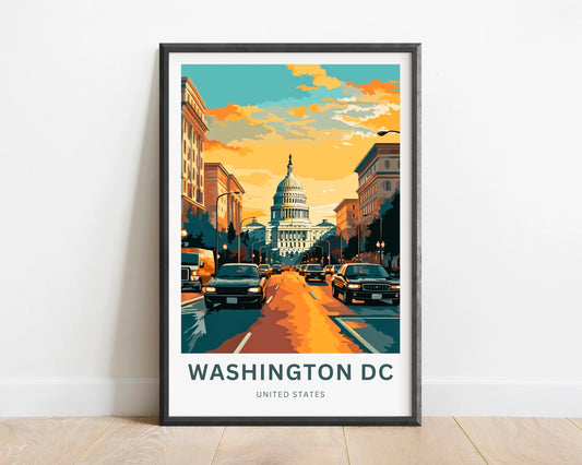 Washington DC Travel Poster