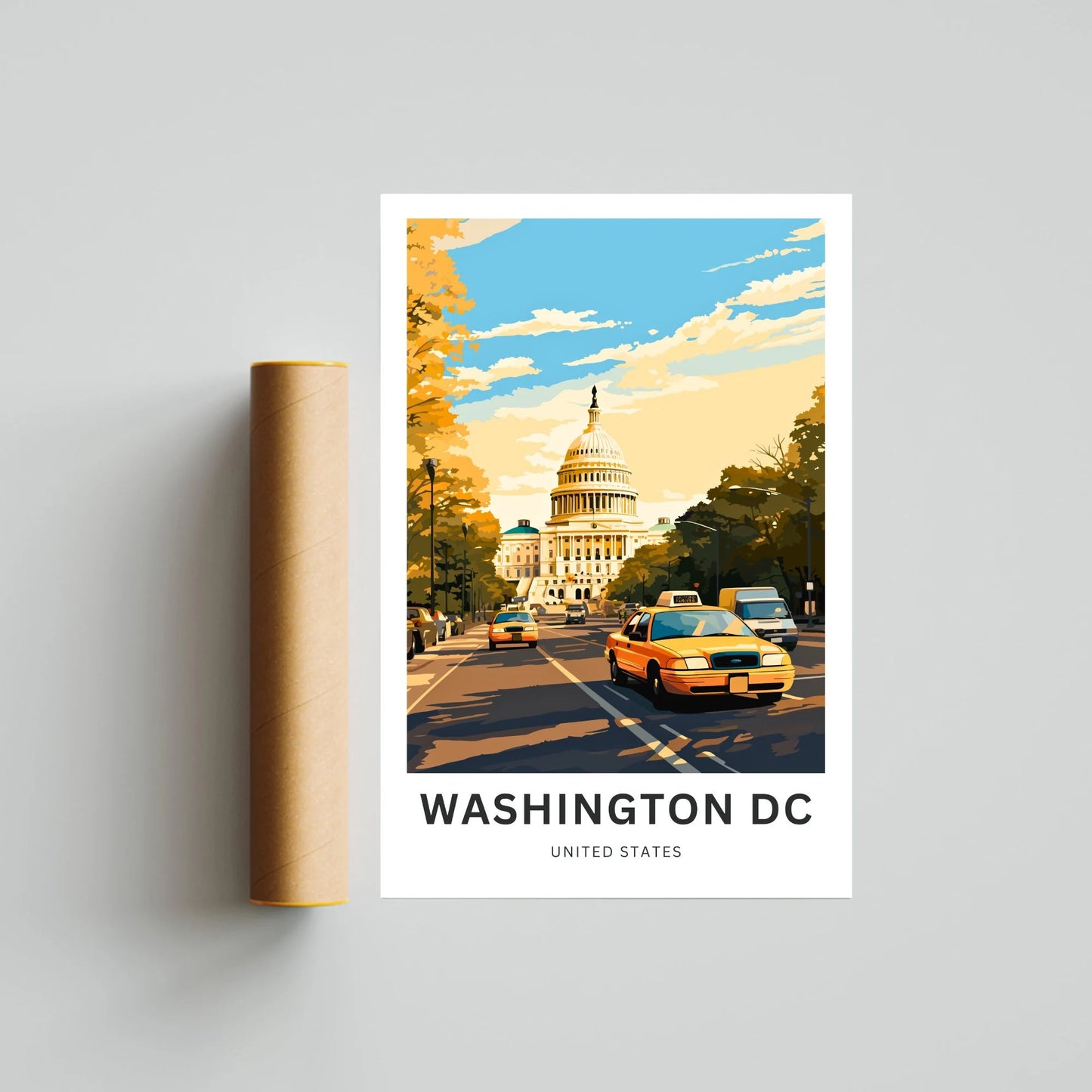 Washington DC Travel Poster