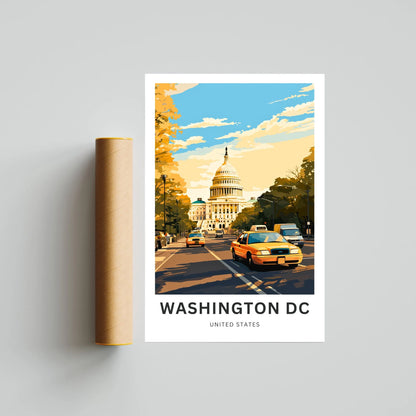 Washington DC Travel Poster