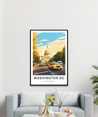 Washington DC Travel Poster