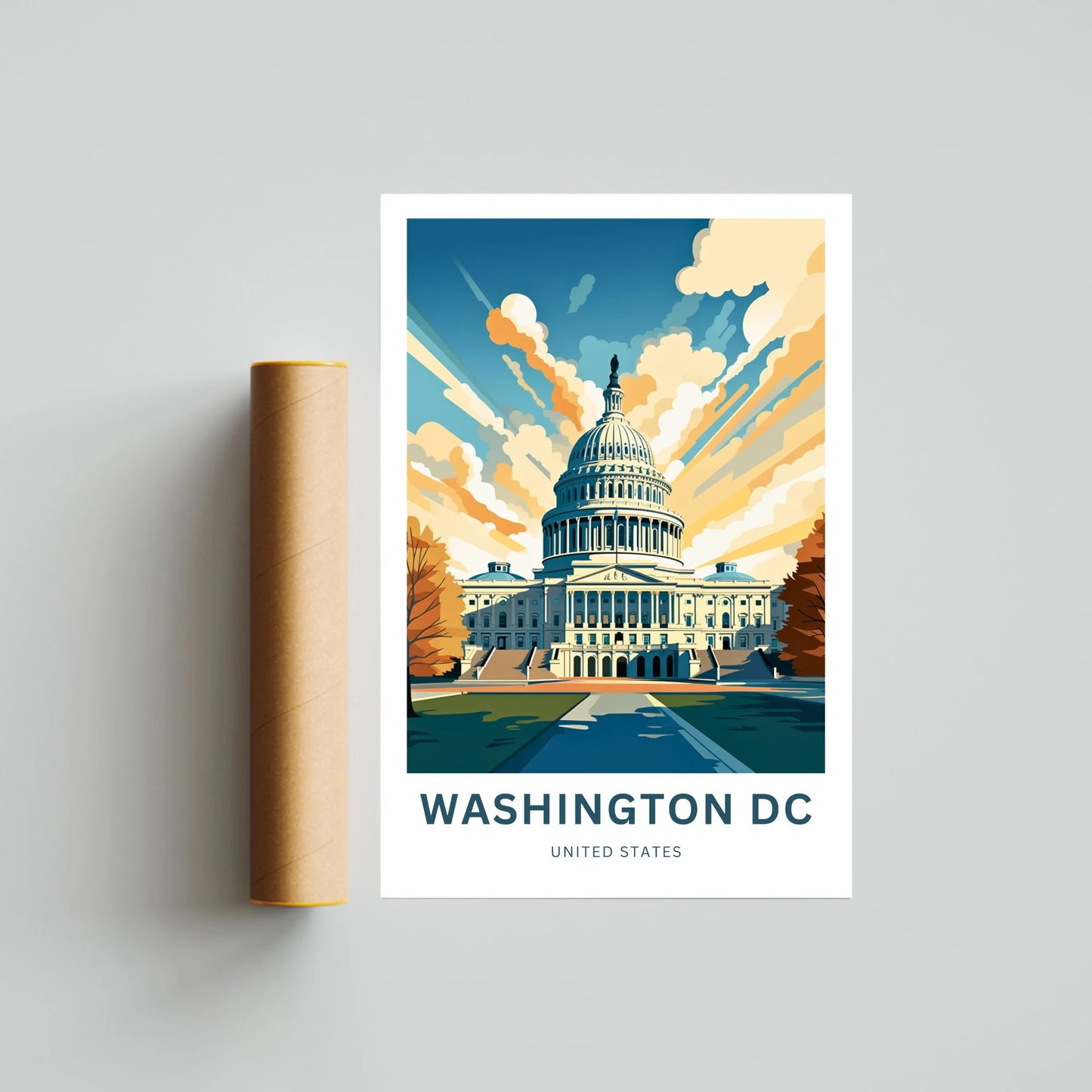 Washington DC Travel Poster