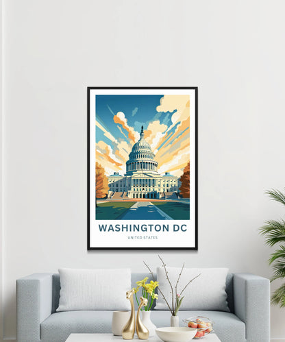 Washington DC Travel Poster