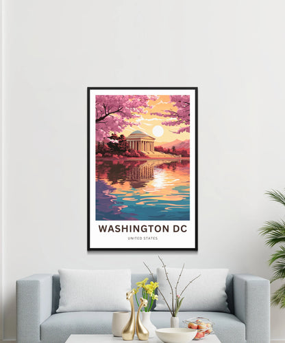 Washington DC Travel Poster