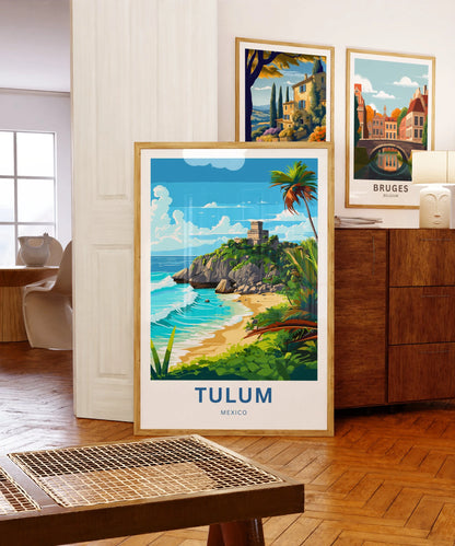 Tulum Riviera Maya Travel Poster