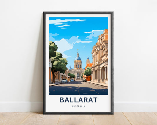 Ballarat Travel Poster