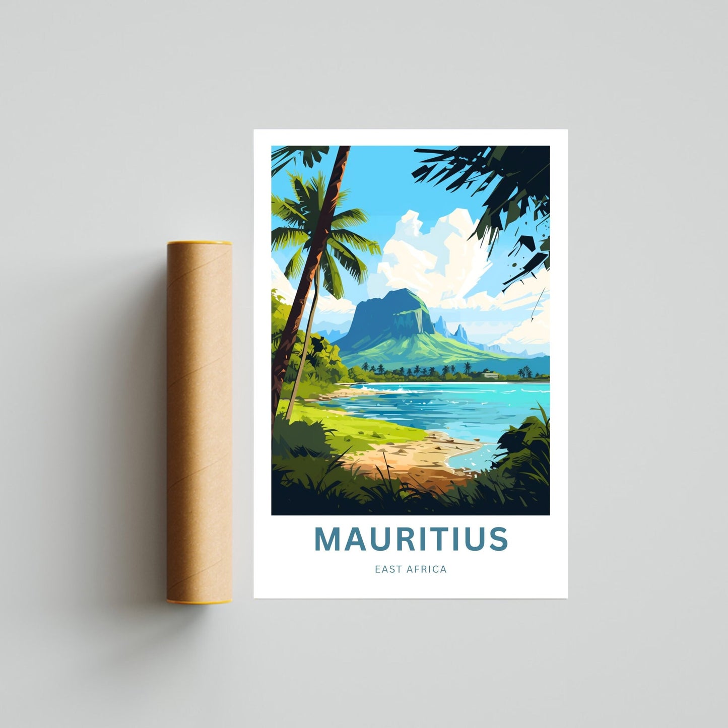 Mauritius Travel Poster