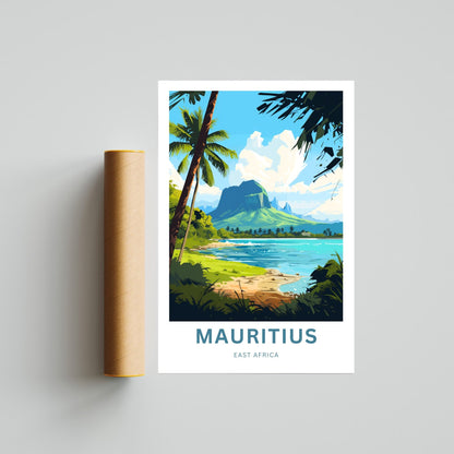 Mauritius Travel Poster