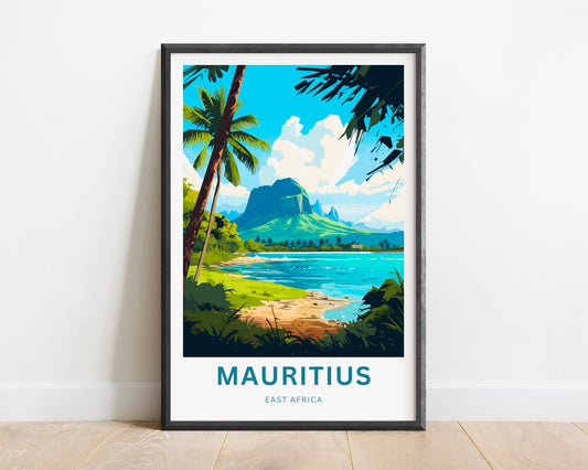 Mauritius Travel Poster
