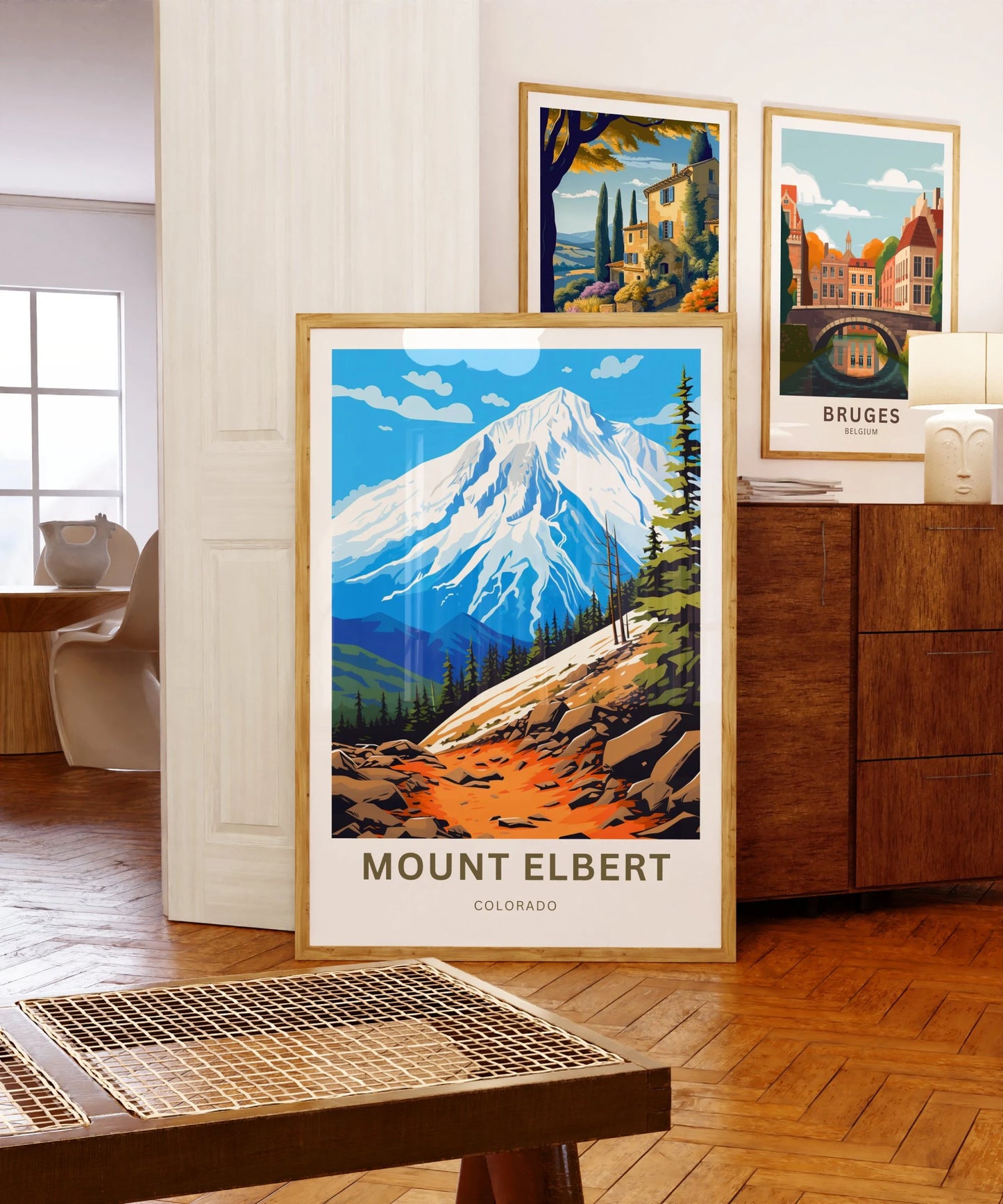 Mount Elbert Travel Poster