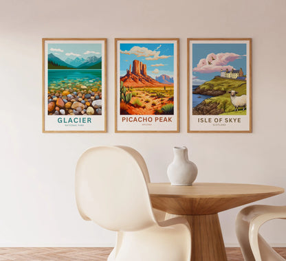 Picacho Peak Travel Poster